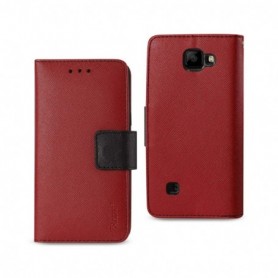 LG K3 FOLIO WALLET CASES-Red