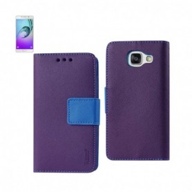 SAMSUNG GALAXY A3 FOLIO WALLET CASES-PURPLE