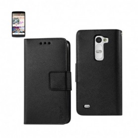 LG G STYLUS FOLIO WALLET CASES-BLACK
