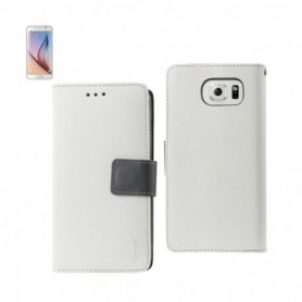 SAMSUNG GALAXY S6 FOLIO WALLET CASES-WHITE