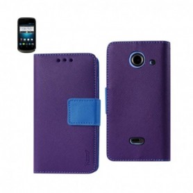 ZTE PRELUDE 2 FOLIO WALLET CASES-PURPLE