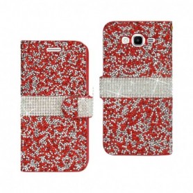 SAMSUNG GALAXY GRAND PRIME FOLIO WALLET CASES-RED