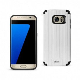 SAMSUNG GALAXY S7 EDGE METAL TEXTURE CASES-BLACK WHITE