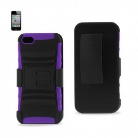 APPLE IPHONE 5/5S/SE HOLSTER CASES-BLACK PURPLE