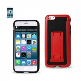 APPLE IPHONE 6/6S PLUS KICKSTAND CASES-BLACK RED