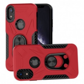 APPLE IPHONE XR Case with Ring Holder In Red