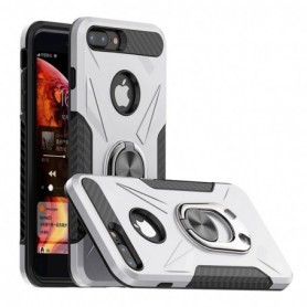 APPLE IPHONE 8 PLUS Case with Ring Holder In Siliver