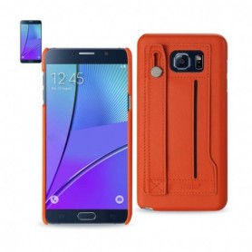 SAMSUNG GALAXY NOTE 5 GENUINE LEATHER CASE-TANGERINE