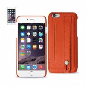 APPLE IPHONE 6/6S GENUINE LEATHER CASE-TANGERINE