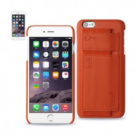 APPLE IPHONE 6/6S GENUINE LEATHER CASE-TANGERINE