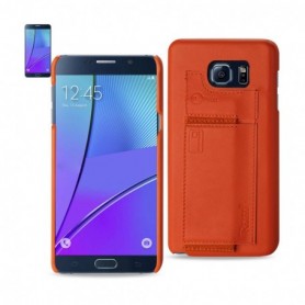 SAMSUNG GALAXY NOTE 5 GENUINE LEATHER CASE-TANGERINE