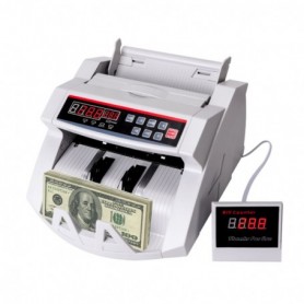 Money Counting LED Display With UV, Magnetic And Infrared Detection in White