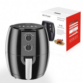 4.5L Air Fryer with Real Cook Technology In Black