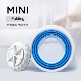 Portable Mini Lightweight Turbo Washing Machine In Blue