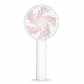 Flower Design 3 Speeds Electric Portable Personal Cooling Fan for Home Office Travel In White