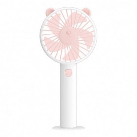 Bear Design 3 Speeds Electric Portable Personal Cooling Fan for Home Office Travel In White
