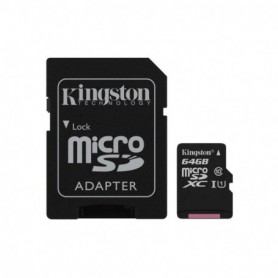 KINGSTON CANVAS SELECT CLASS 10 MICROSD 64GB WITH SD ADAPTER
