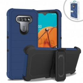 LG K51 3-In-1 Hybrid Heavy Duty Holster Combo Case In Navy