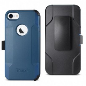 iPhone 7/8/SE2 3-In-1 Hybrid Heavy Duty Holster Combo Case In Navy