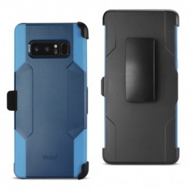 Samsung Note 8 3-In-1 Hybrid Heavy Duty Holster Combo Case In Navy