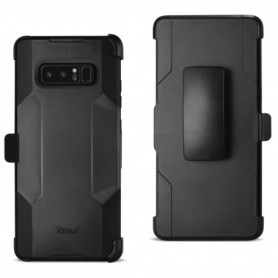 Samsung Note 8 3-In-1 Hybrid Heavy Duty Holster Combo Case In Black