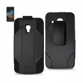 ALCATEL ONE TOUCH FIERCE XL 3IN1 HOLSTER COMBO-BLACK