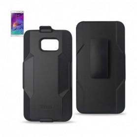 SAMSUNG GALAXY NOTE 5 3-IN-1 HYBRID HEAVY DUTY HOLSTER COMBO CASE IN BLACK
