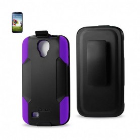 SAMSUNG GALAXY S4 3IN1 HOLSTER COMBO-PURPLE BLACK