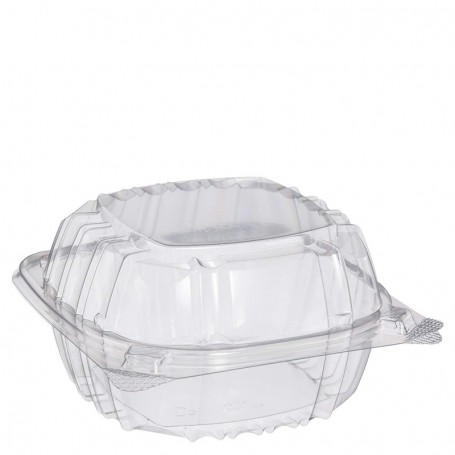 6" CLEAR HINGED CONTAINER 500 PCS