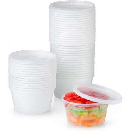 DELI Container LID 500 /case 16/8OZ