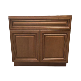 Cinnamon Bathroom Vanity Base Cabinet Single-sink 30" Wide x 21" Deep