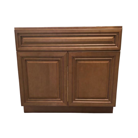Cinnamon Bathroom Vanity Base Cabinet Single-sink 30" Wide x 21" Deep