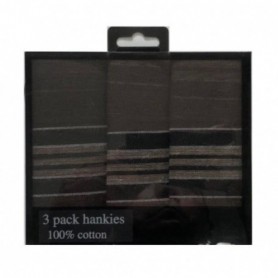 3 pc Men's Handkerchief Set Check (36/144/c)