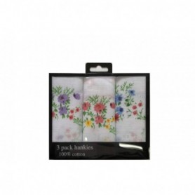3 pc Women's Handkerchief Set Printed (36/144/c)
