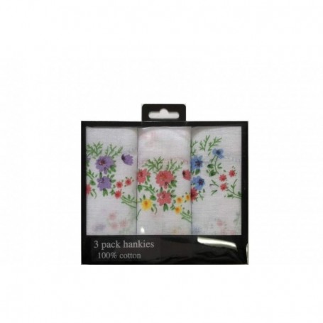 3 pc Women's Handkerchief Set Printed (36/144/c)
