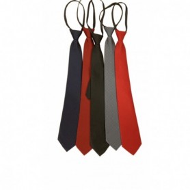 Men's Zippered Dress Tie Solid (60/480/c)
