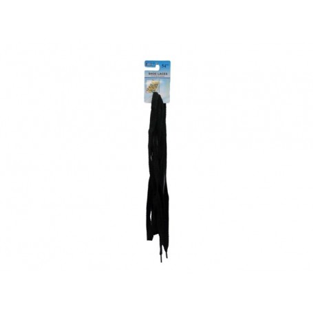 Pair 54" Wide Shoe Laces Black (24/480/c)