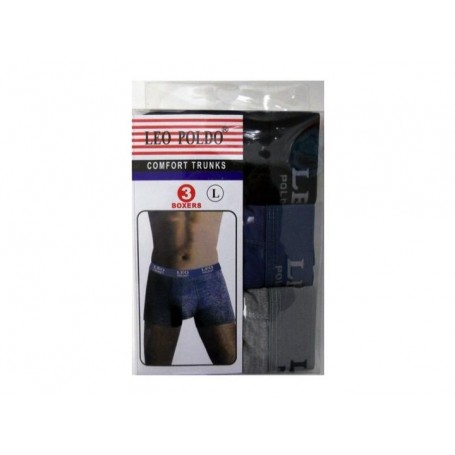3 pc Men's Boxer Brief Set Solid