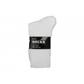 3 pr Men’s Crew Socks White Set