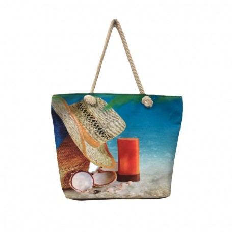 Ladies' 18.5"x11.5" Rope Handle Bag (12/60/c)