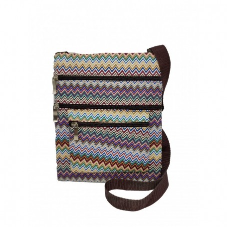 8"x9.5" PU Cross Shoulder Tote Wave (12/120/c)