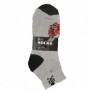 3 pr Men's Ankle Socks Set Skull 10-13 (20/180/c)
