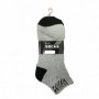 3 pr Men's Ankle Socks Set Slashes 9-11 (20/80/c)