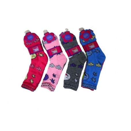 3 pr Ladies Crew Socks Set (20/80/c)