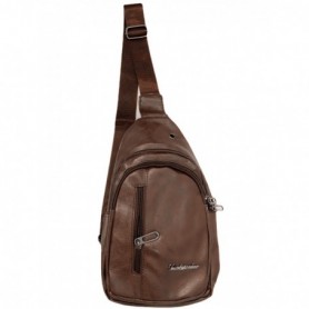 12" Leather Looking Chest Bag (12/144/c)