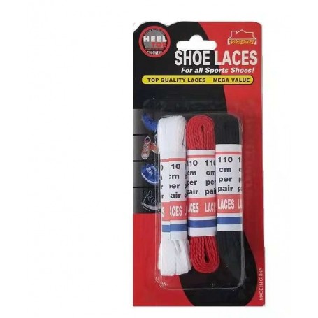 3 pr 110cm Sport flat Shoelaces Mix (24/720/c)