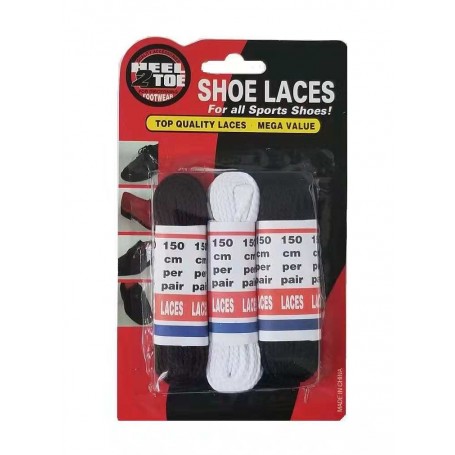 3 pr 150cm Sport Flat Shoelaces Mix (24/480/c)