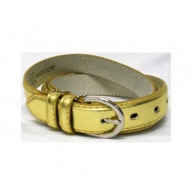1" Ladies Leather Belt Golden