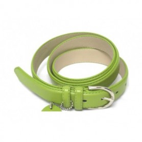1" Ladies' Leather Belt Light Green
