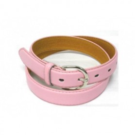 1" Ladies' Leather Belt Light Pink
